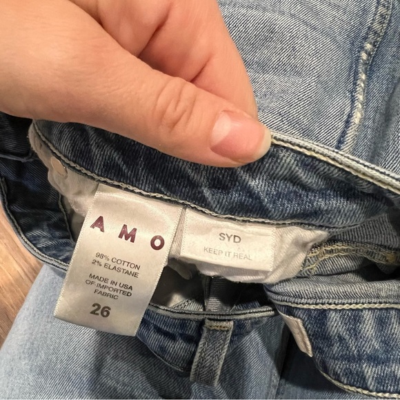 Amo Syd Straight Leg Relaxed Jean Keep it Real - Picture 7 of 10